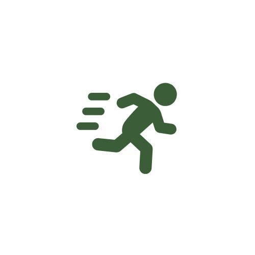 Image of a cartoon runner symbolizing performance physical therapy